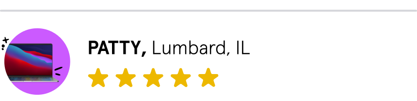 Patty, Lumbard, Illinois, 5 stars