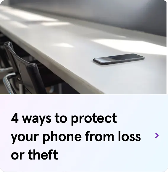4 ways to protect your phone from loss or theft