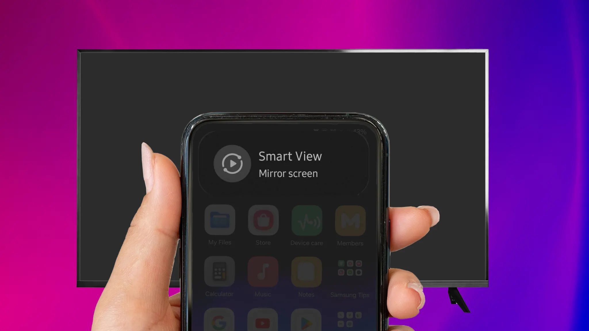 Android phone screen mirroring to TV, illustrating how to connect using Wi-Fi, built-in tools, or HDMI