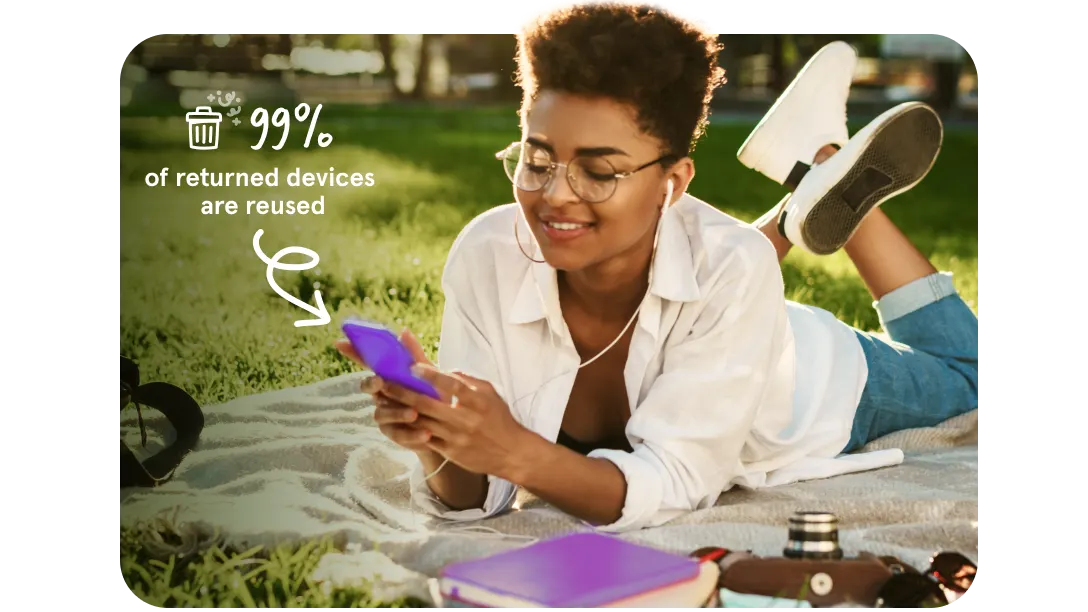 99% of returned devices are reused