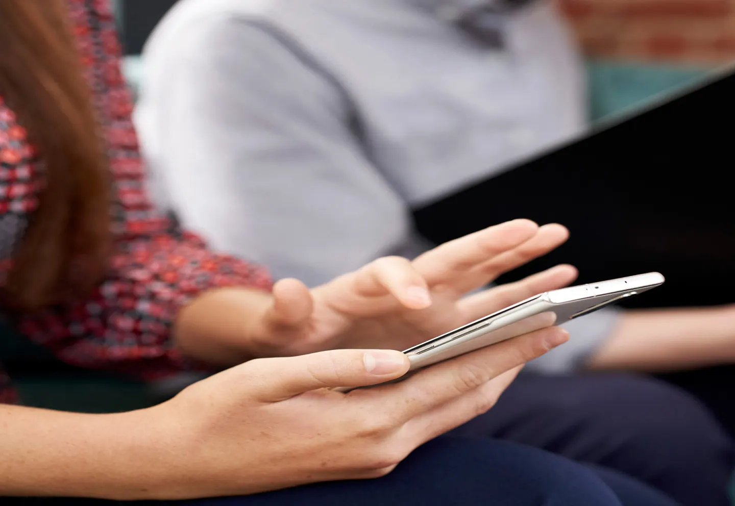 tapping on the phone