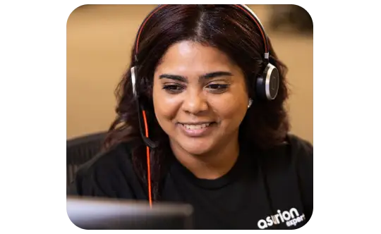Asurion Customer Support Agent smiling
