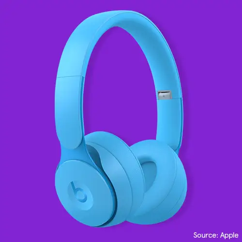 Beats Solo Pro blue for kids