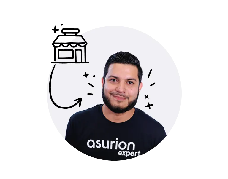 Drop off your device with an expert