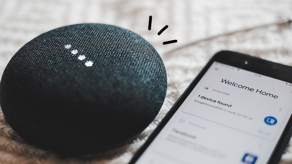 Connecting Google Home smart speaker to Wi-Fi