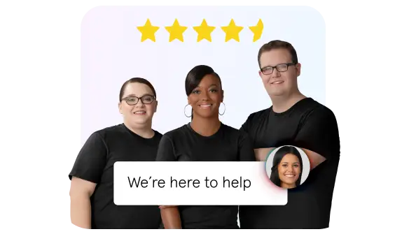 Employees with a 4.5 star rating