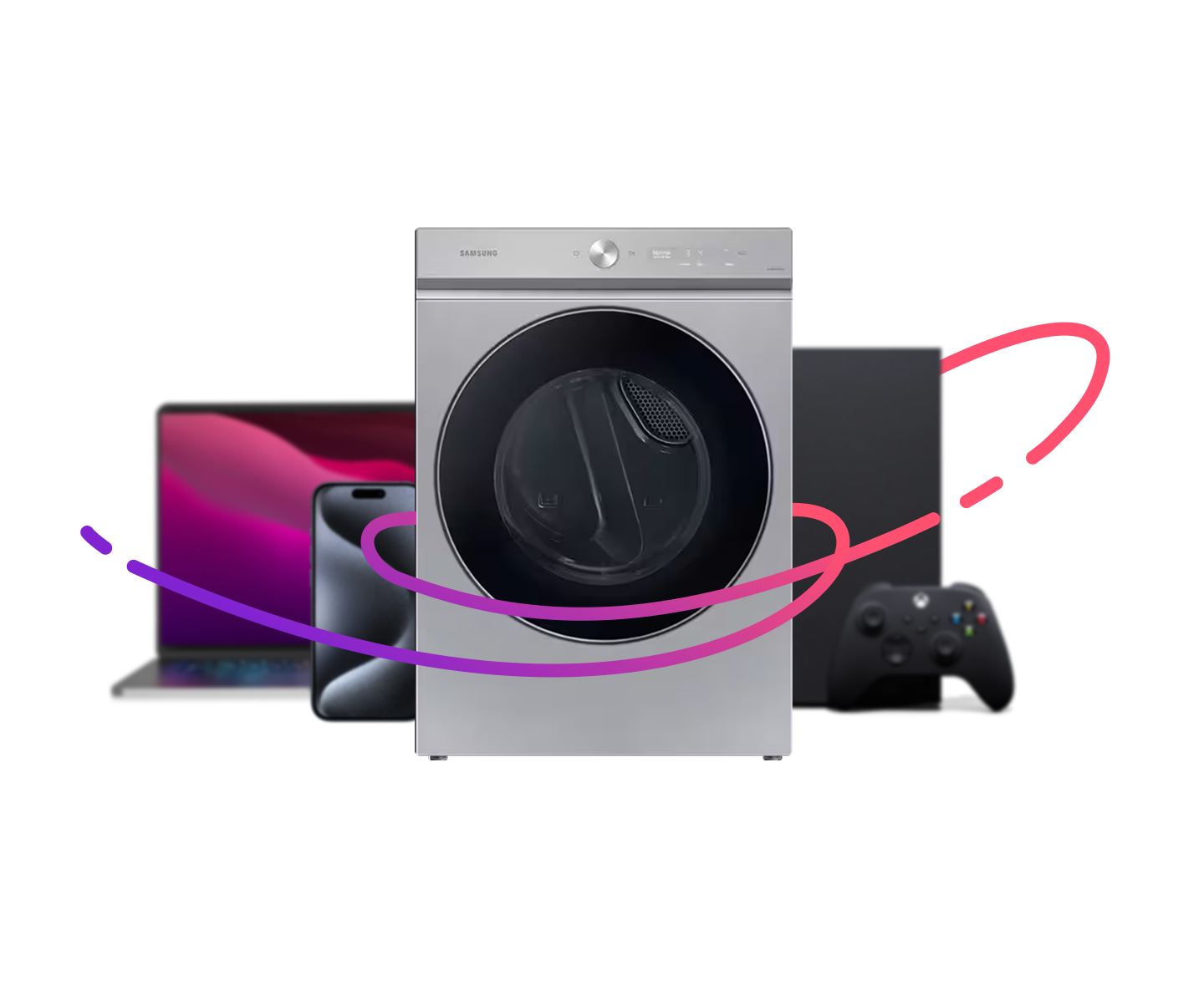 Washer dryer appliance collage