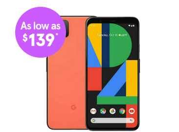 Google Pixel 4 screen repair as low as $139.