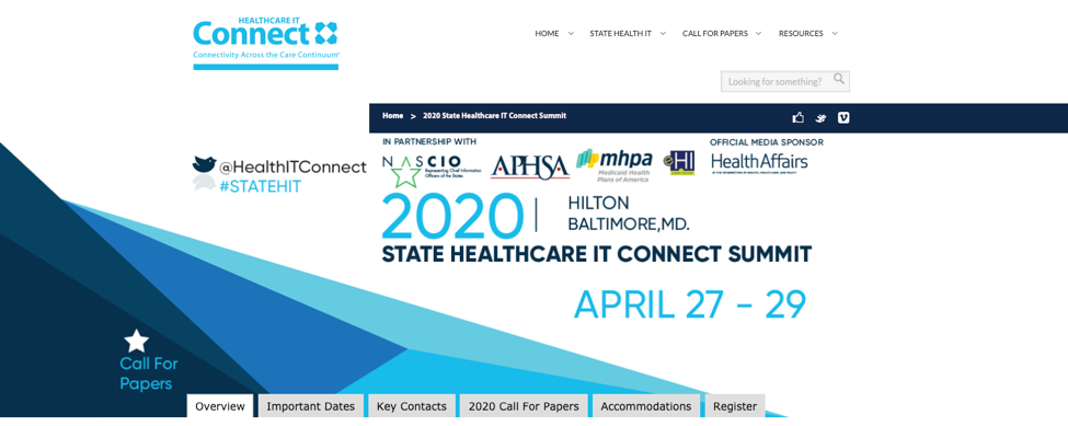 18. State Healthcare IT Connect Summit