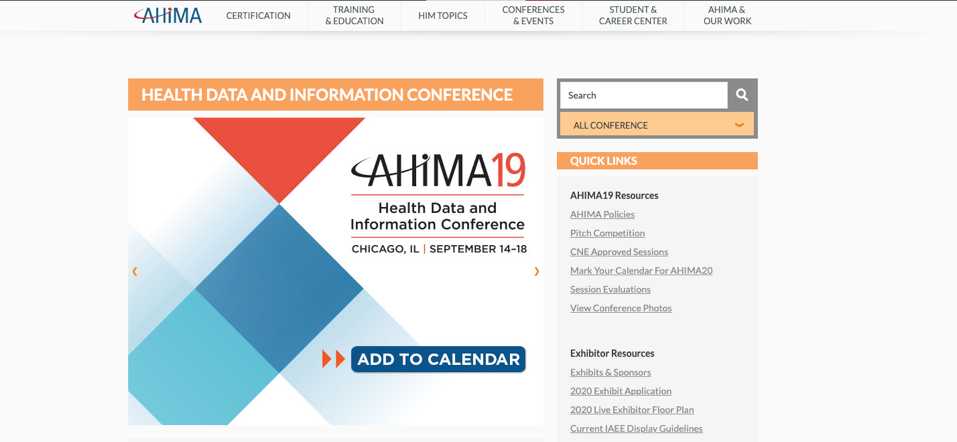 42. AHIMA Convention and Exhibit