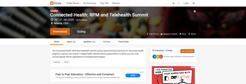 2. Connected Health- RPM and Telehealth Summit
