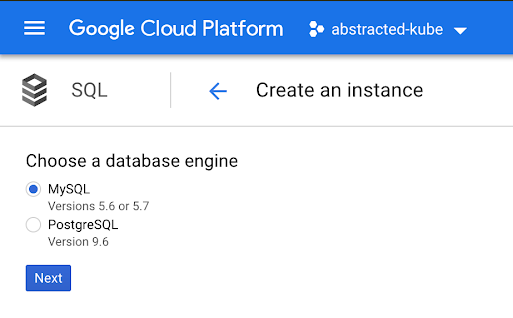 Choosing database type