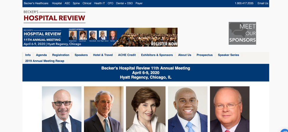 14. Becker’s Hospital Review 11th Annual Meeting