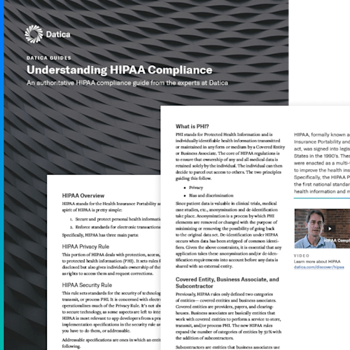Datica Guide: Understanding HIPAA compliance