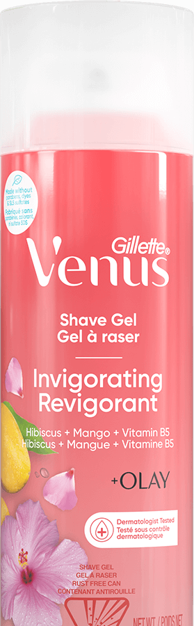 Gillette Venus Shave Gel Invigorating can