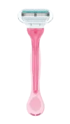 Pink sensitive 3 bladed Gillette Venus razor