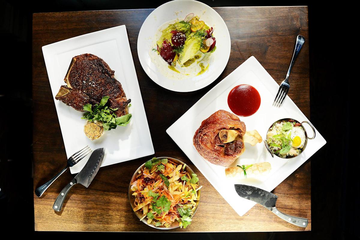 Food Collection, over head shot