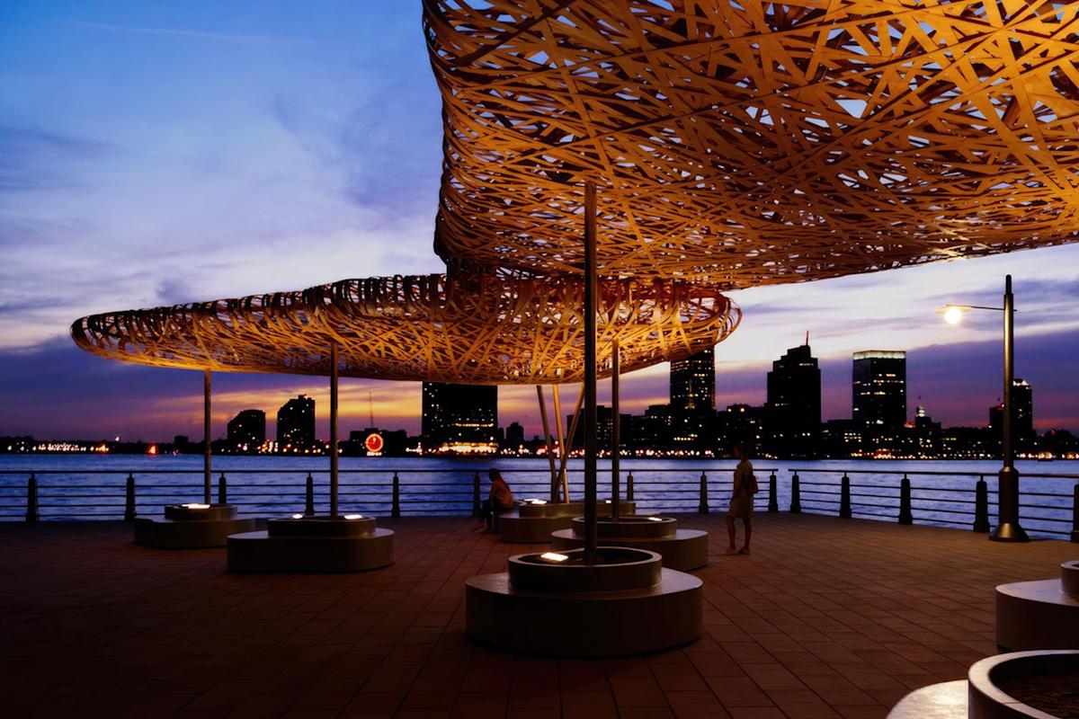 NYCxDesign Presents Design Pavilion 2023, bamboo cloud
