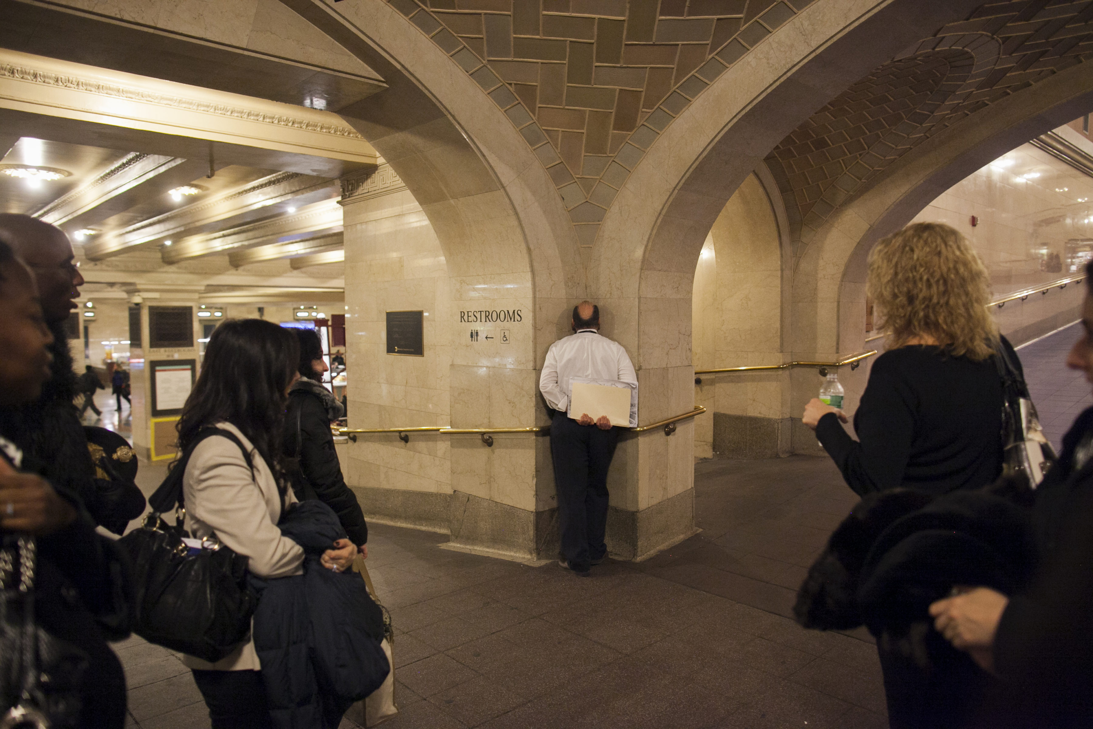 Whispering Wall in Grand Central