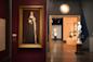 Sculptures and Art inside a gallery at  Brooklyn Museum in Brooklyn, NYC 