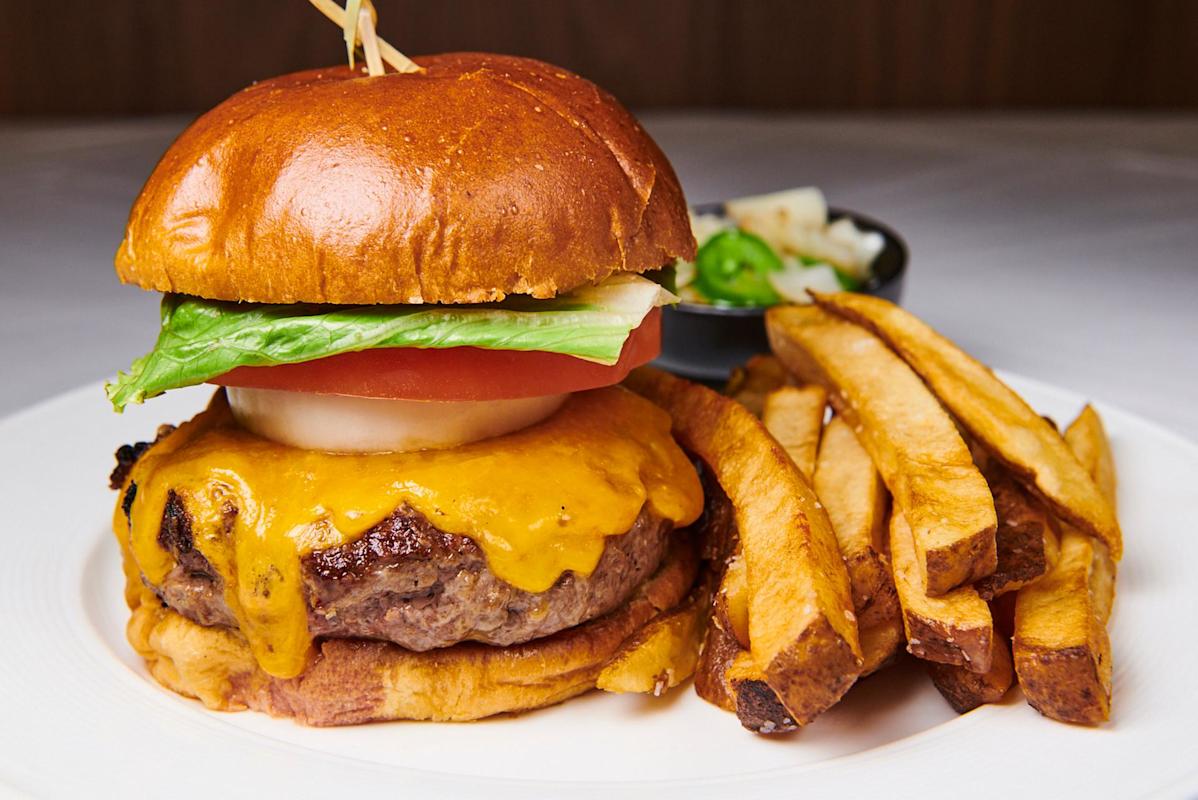 Burger from Benny John's Bar and Grill