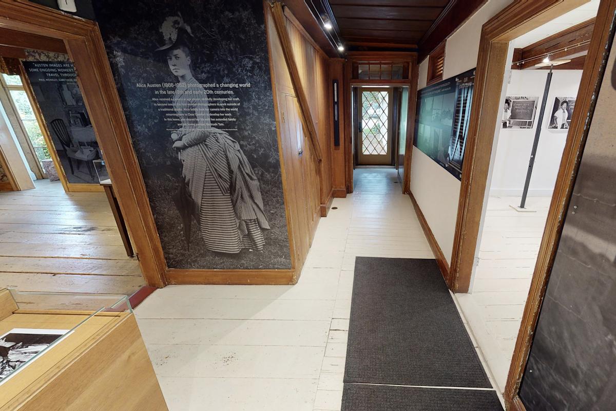 interior of Alice Austen House exhibition, Staten Island, NYC