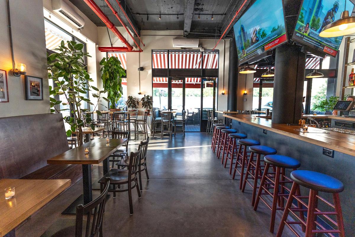 Interior of Evalyn’s Tap House