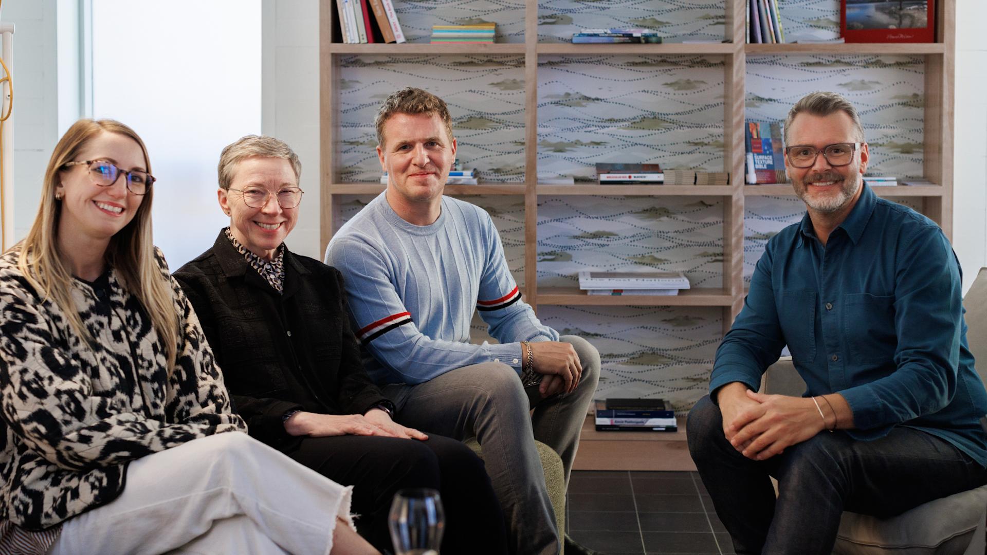 Nina Luminati, Christopher Farr Cloth; Zita Cobb, Shorefast; Stephan Weishaupt, Avenue Road; Ernst Hupel, Shorefast