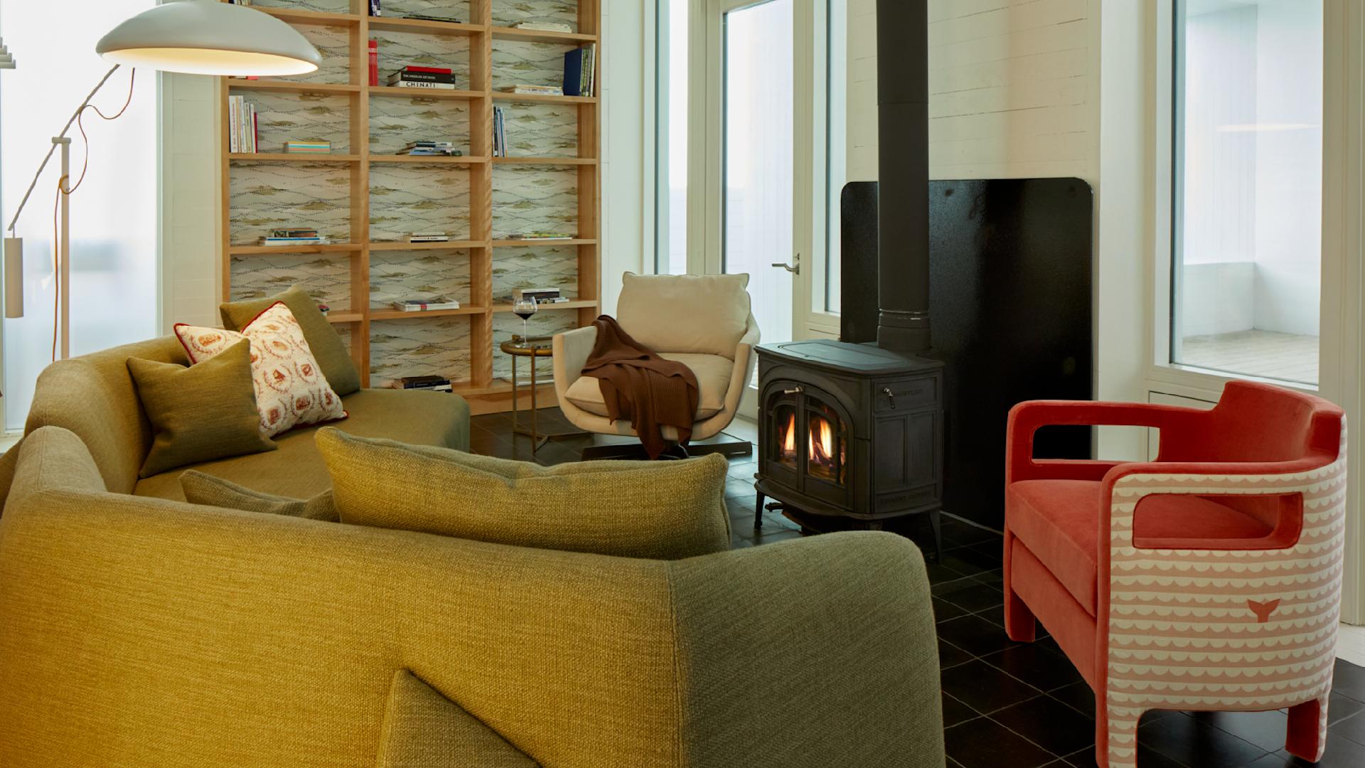 Man of Parts lounge at Fogo Island Inn