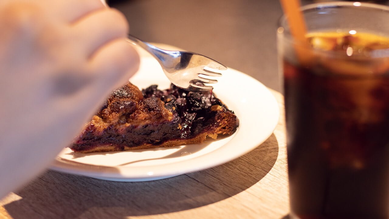 PIE & COFFEE mamenakano のブルーベリーパイ