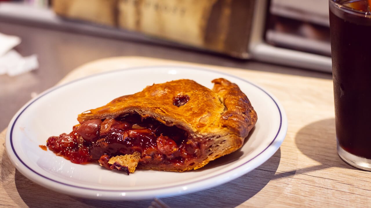 PIE & COFFEE mamenakano のチェリーパイ
