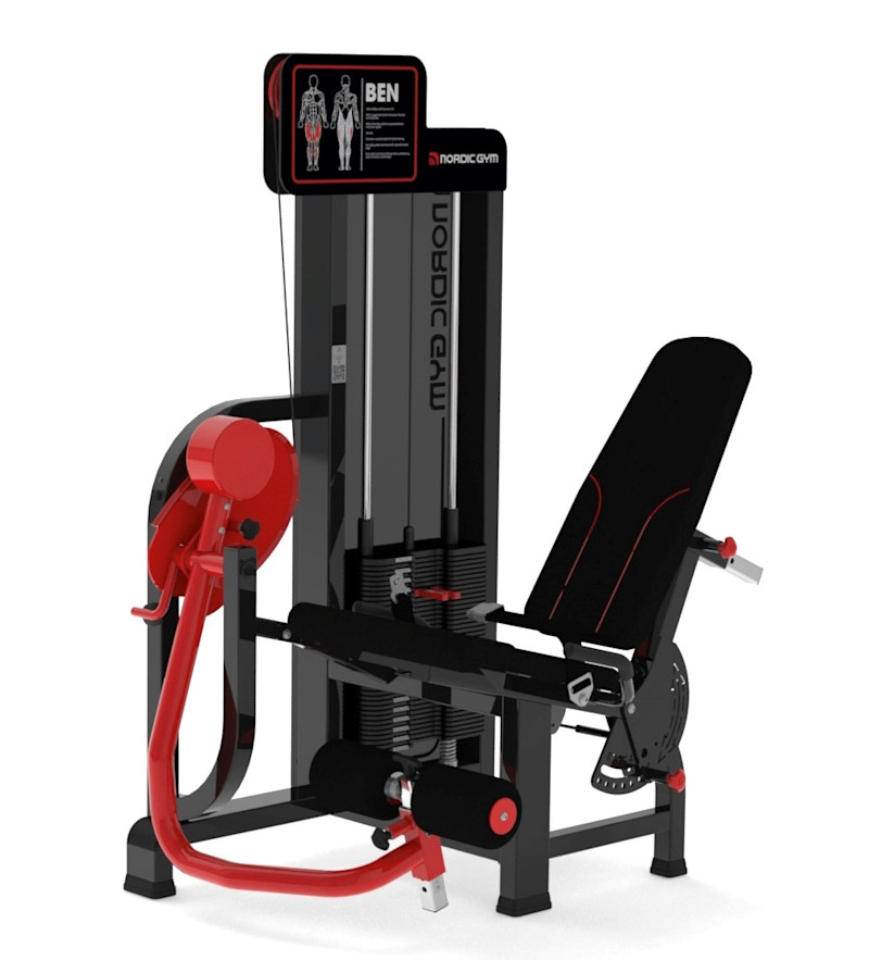 100FLR – Benspark, leg extension, bensträck – Nordic Gym