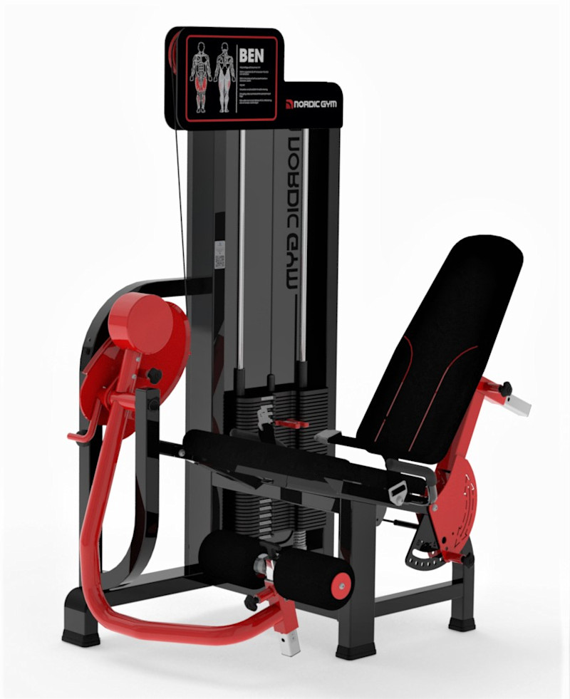 100FLR – Benspark, leg extension, bensträck – Nordic Gym
