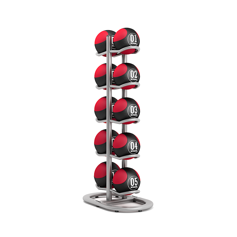 stall_10_bollar.png – Medicine Ball Rack är tillverkad för optimal förvaring av 10 st medicinbollar – Nordic Gym