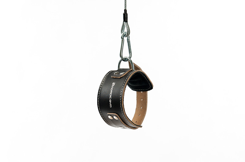 612_fotmanchett_lader.jpg – Fot/vristmanchett i läder. – Nordic Gym