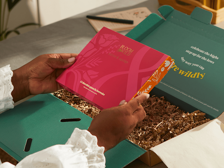 unboxing bloom and wild gift