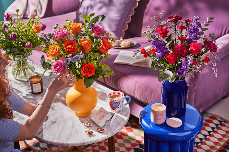 beautiful bright bouquets