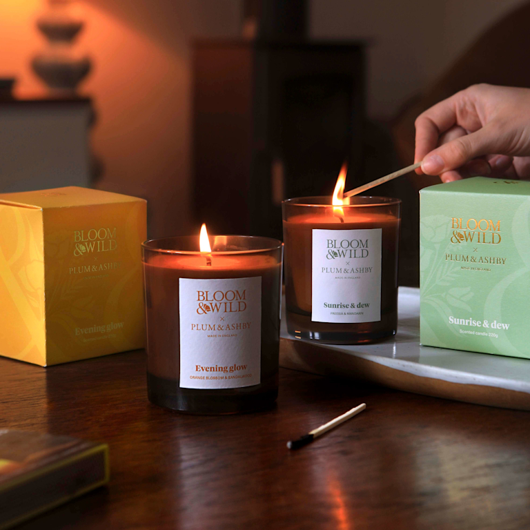 candle being lit