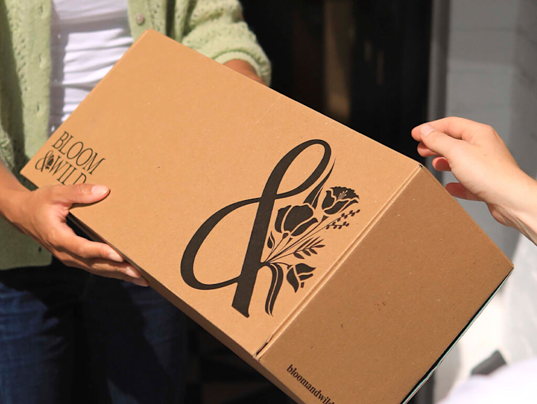 Bloom & Wild Paketverpackung