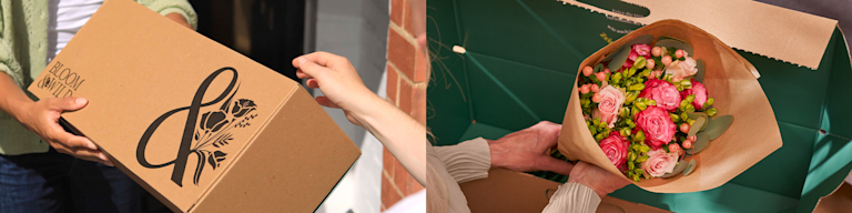 Bloom & Wild Paketverpackung