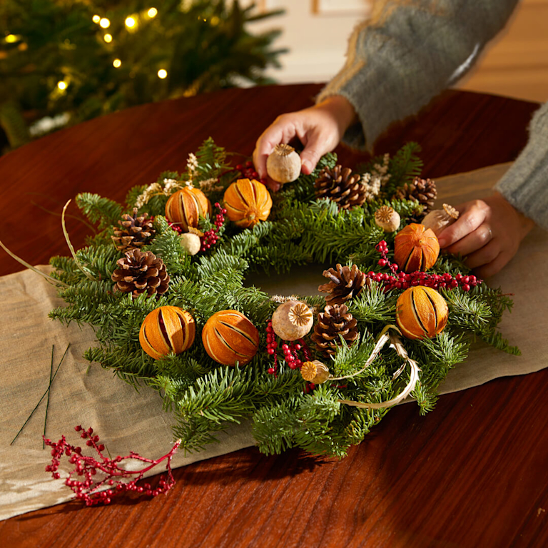 DIY christmas wreath