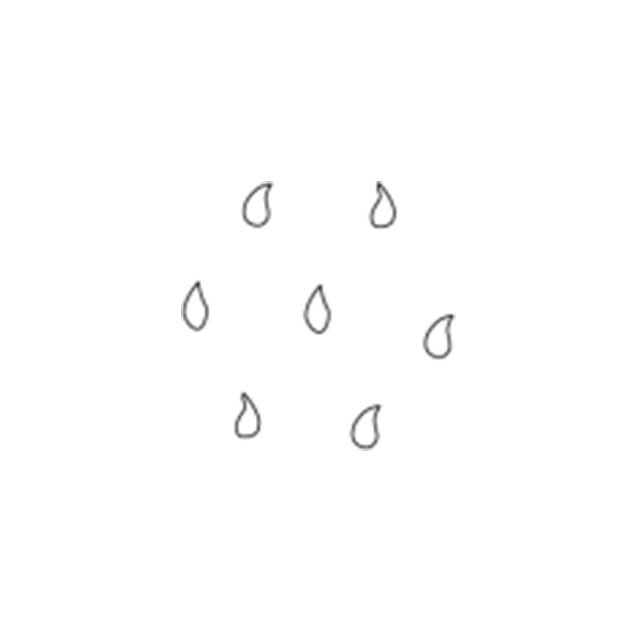 Eine Illustration, die mehrere Wassertropfen darstellt