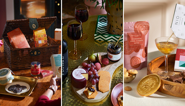 New for 2024, we’ve filled our collection of thoughtful gift hampers with decadent nibbles and drinks, hand-picked from our favourite independent brands and small makers.