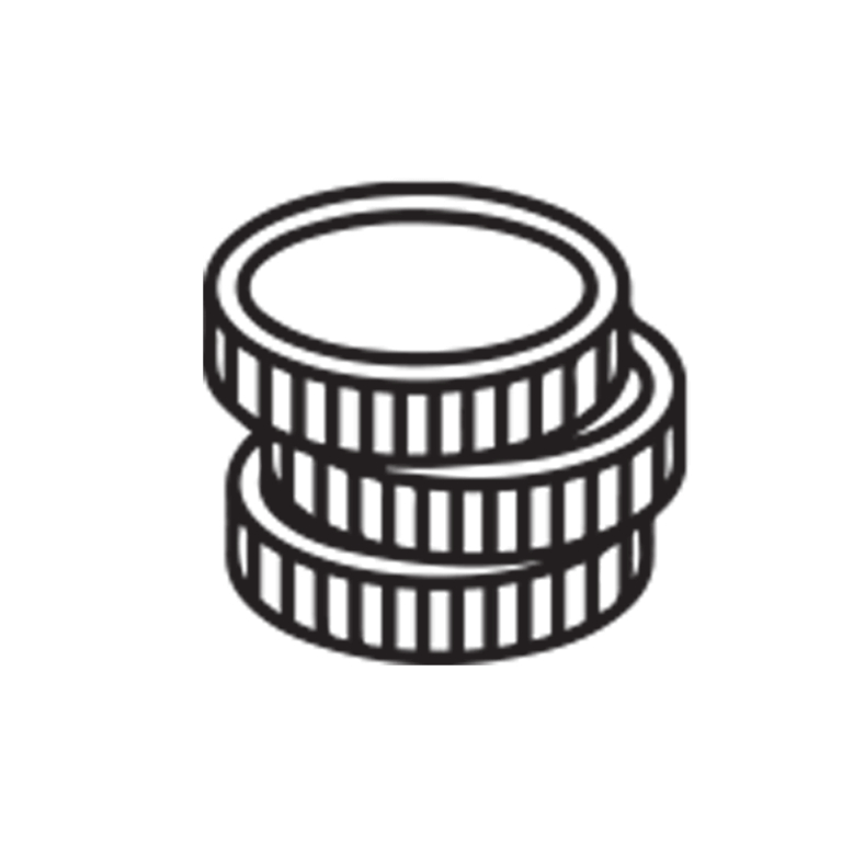 A simple illustration of three coins