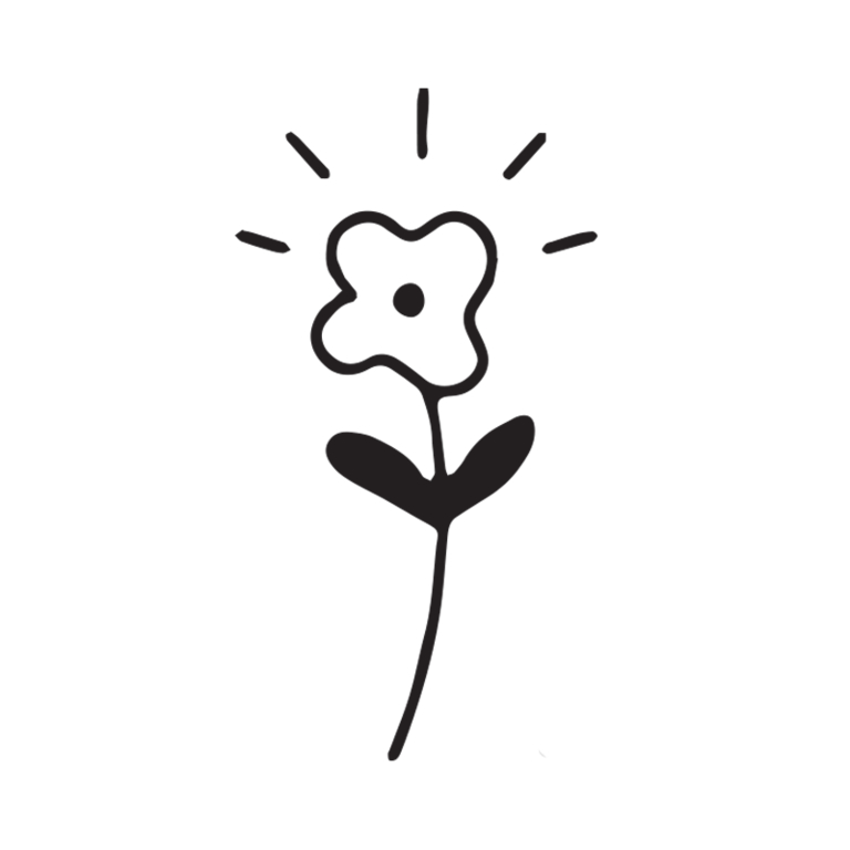 A simple illustration of a flower