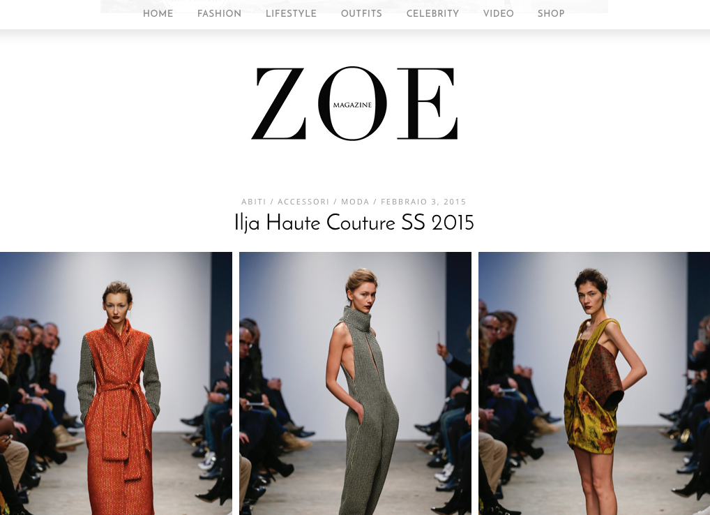 Zoe Magazine