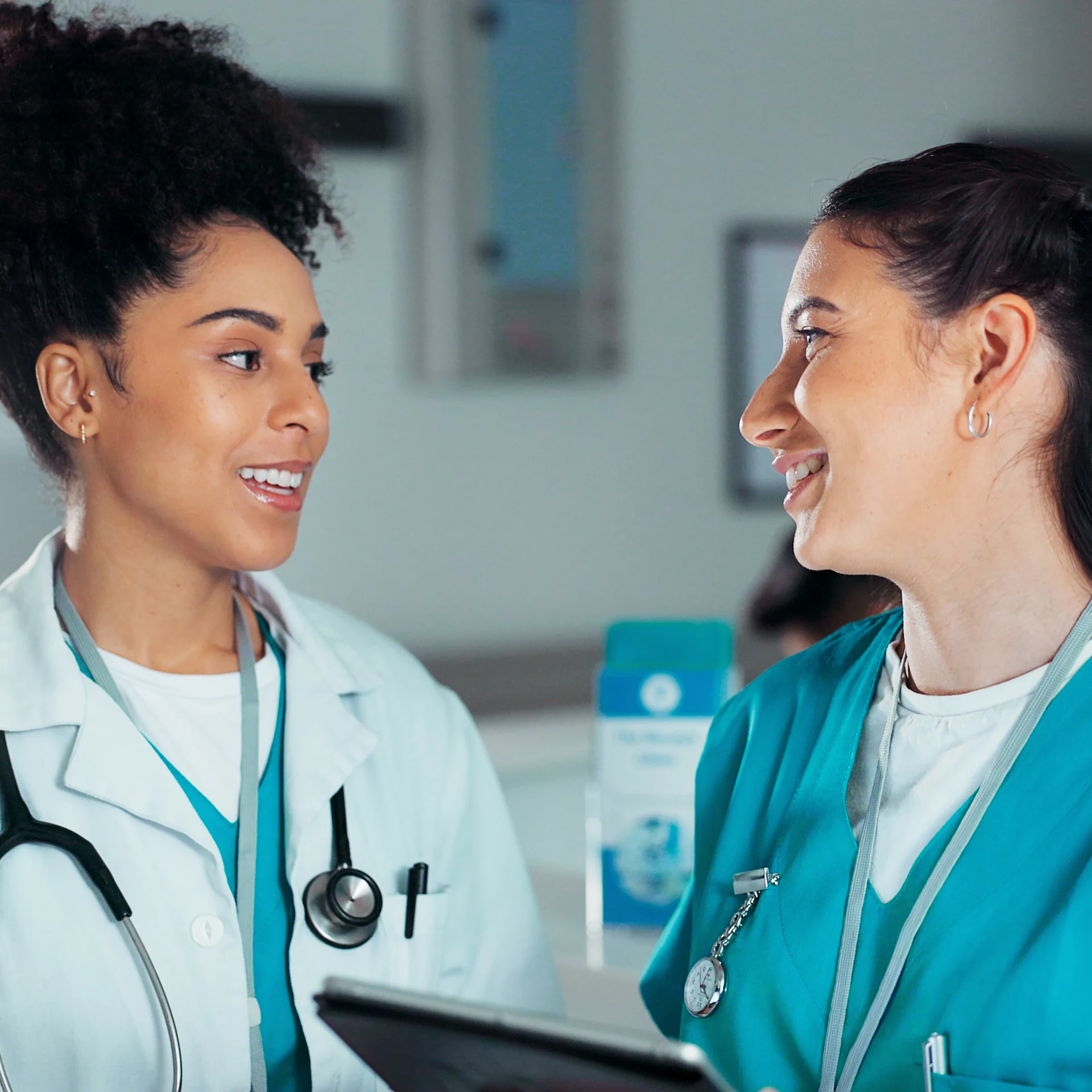 Doctor nurse care team