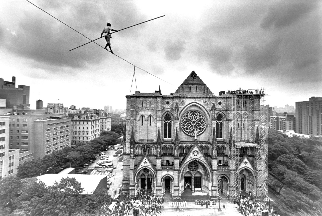 Philippe Petit | Cathedral St. John the Divine, Photo Credit: Fred Conrad