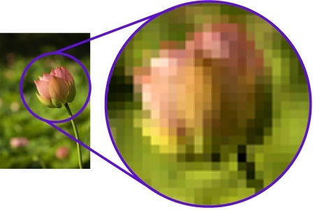 how pixels create colors