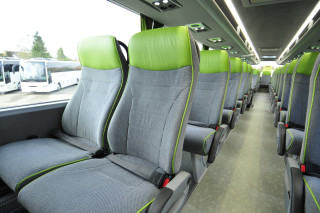 Interior autobús Flixbus